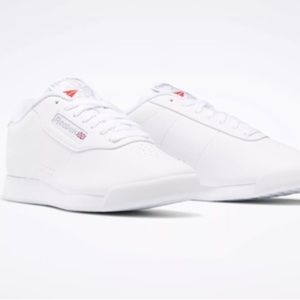 New in Box Reebok Classic Princess Women's white Sneakers Shoes Size 9.5 Wide